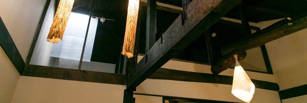 京町屋、小屋組、寝室の写真。